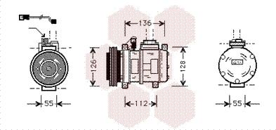 Van Wezel 0600K228 - Compresseur, climatisation cwaw.fr