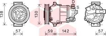 Van Wezel 0100K126 - Compresseur, climatisation cwaw.fr