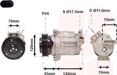 Van Wezel 0800K063 - Compresseur, climatisation cwaw.fr