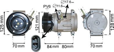 Van Wezel 0800K037 - Compresseur, climatisation cwaw.fr