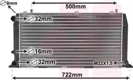 TEMPEST TP.15.60.4361 - Radiateur, refroidissement du moteur cwaw.fr