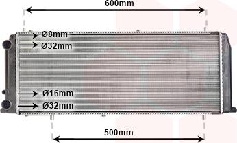 Van Wezel 03002051 - Radiateur, refroidissement du moteur cwaw.fr