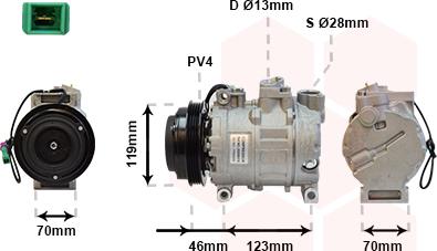 Van Wezel 0300K015 - Compresseur, climatisation cwaw.fr