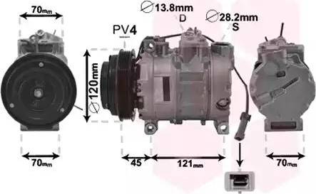 Van Wezel 0300K379 - Compresseur, climatisation cwaw.fr