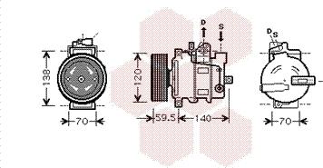 Van Wezel 0300K267 - Compresseur, climatisation cwaw.fr