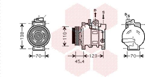 Van Wezel 0300K227 - Compresseur, climatisation cwaw.fr