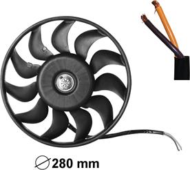 Van Wezel 0318746 - Ventilateur, refroidissement du moteur cwaw.fr