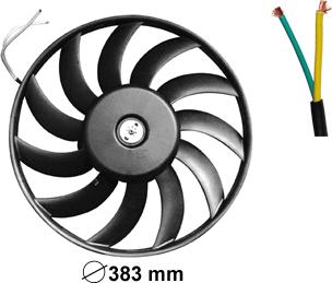 Van Wezel 0318747 - Ventilateur, refroidissement du moteur cwaw.fr