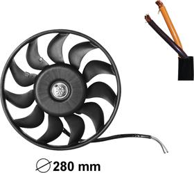 Van Wezel 0325745 - Ventilateur, refroidissement du moteur cwaw.fr