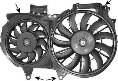 Van Wezel 0325750 - Ventilateur, refroidissement du moteur cwaw.fr