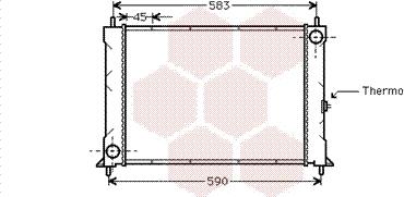 Van Wezel 02002094 - Radiateur, refroidissement du moteur cwaw.fr