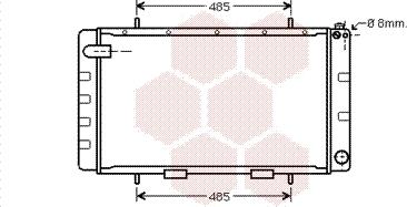 Van Wezel 02002065 - Radiateur, refroidissement du moteur cwaw.fr