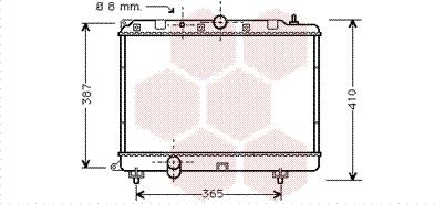 Van Wezel 02002120 - Radiateur, refroidissement du moteur cwaw.fr