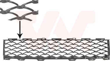 Van Wezel 1614590 - Grille de ventilation, pare-chocs cwaw.fr