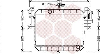 Van Wezel 11002041 - Radiateur, refroidissement du moteur cwaw.fr