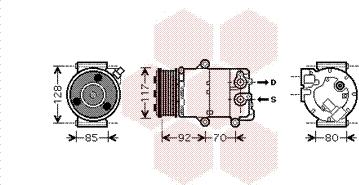 Van Wezel 1800K415 - Compresseur, climatisation cwaw.fr