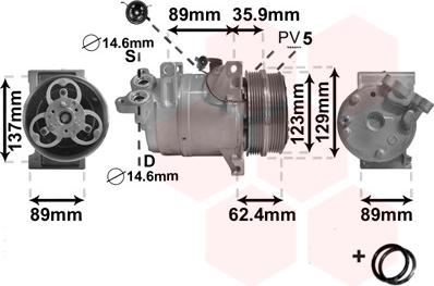 Van Wezel 1800K433 - Compresseur, climatisation cwaw.fr