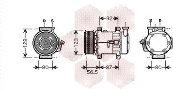 Van Wezel 1800K432 - Compresseur, climatisation cwaw.fr