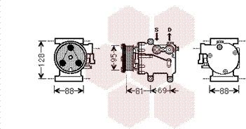 Van Wezel 1800K437 - Compresseur, climatisation cwaw.fr