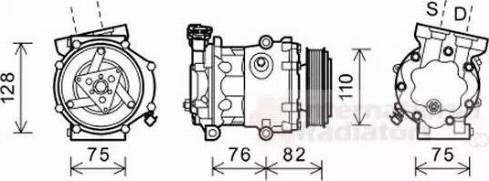 Van Wezel 1800K479 - Compresseur, climatisation cwaw.fr