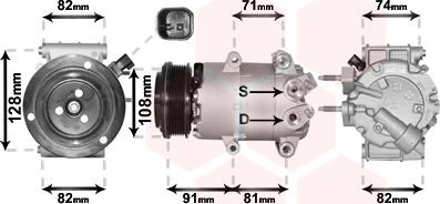 Van Wezel 1800K570 - Compresseur, climatisation cwaw.fr