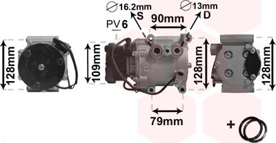 Van Wezel 1800K105 - Compresseur, climatisation cwaw.fr