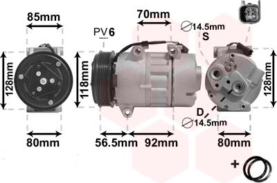 Van Wezel 1800K394 - Compresseur, climatisation cwaw.fr