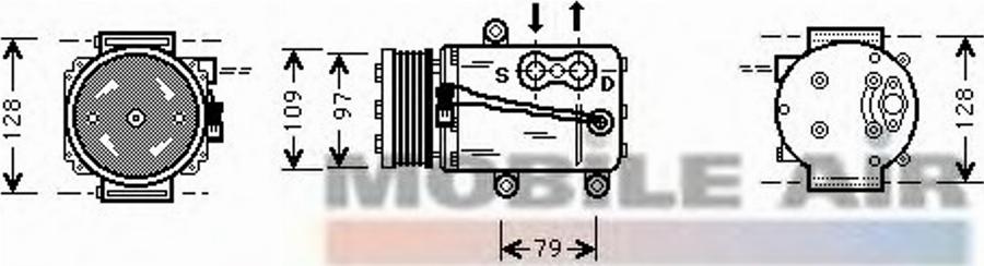 Van Wezel 1800K340 - Compresseur, climatisation cwaw.fr