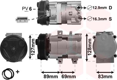 Van Wezel 1800K322 - Compresseur, climatisation cwaw.fr