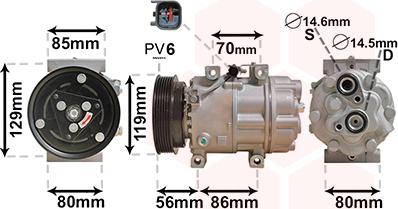 Van Wezel 1800K378 - Compresseur, climatisation cwaw.fr