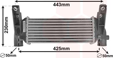 Van Wezel 18014724 - Intercooler, échangeur cwaw.fr