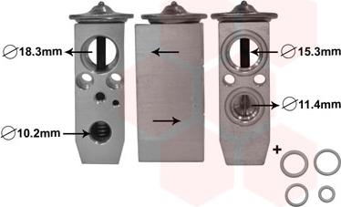 Van Wezel 13001359 - Détendeur, climatisation cwaw.fr