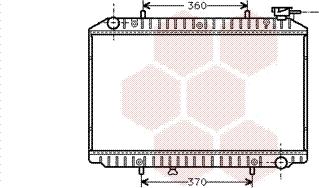 Van Wezel 13002149 - Radiateur, refroidissement du moteur cwaw.fr