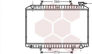 Van Wezel 13002151 - Radiateur, refroidissement du moteur cwaw.fr