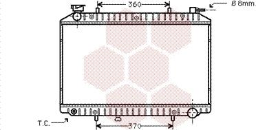 Van Wezel 13002173 - Radiateur, refroidissement du moteur cwaw.fr