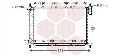 Van Wezel 13002260 - Radiateur, refroidissement du moteur cwaw.fr