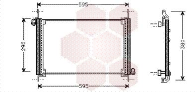 Van Wezel 17005187 - Condensateur, climatisation cwaw.fr