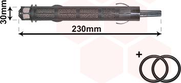 Van Wezel 1700D315 - Filtre déshydratant, climatisation cwaw.fr