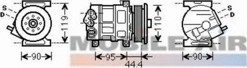 Van Wezel 1700K394 - Compresseur, climatisation cwaw.fr