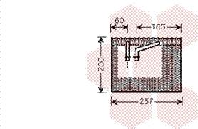 Van Wezel 1700V339 - Évaporateur climatisation cwaw.fr