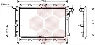 Van Wezel 81002009 - Radiateur, refroidissement du moteur cwaw.fr