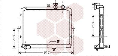 Van Wezel 83002033 - Radiateur, refroidissement du moteur cwaw.fr