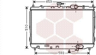 Van Wezel 83002072 - Radiateur, refroidissement du moteur cwaw.fr