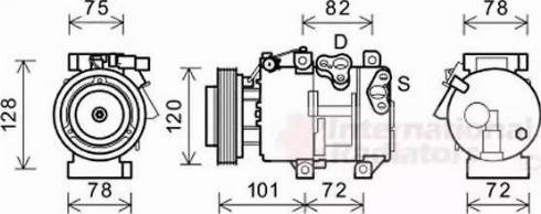 Van Wezel 8300K218 - Compresseur, climatisation cwaw.fr