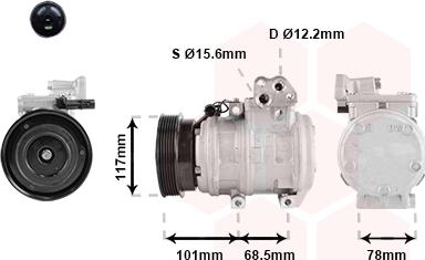 Van Wezel 8301K715 - Compresseur, climatisation cwaw.fr