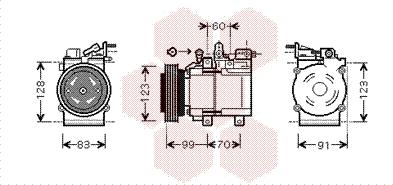 Van Wezel 8200K138 - Compresseur, climatisation cwaw.fr