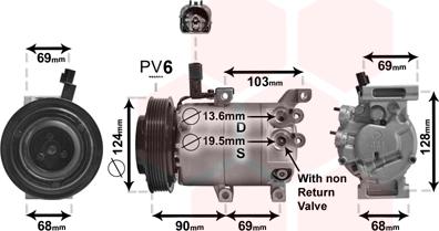 Van Wezel 8200K382 - Compresseur, climatisation cwaw.fr