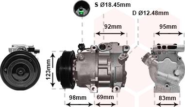 Van Wezel 8200K239 - Compresseur, climatisation cwaw.fr