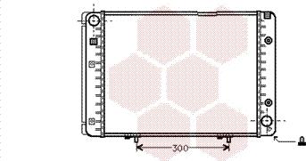 Van Wezel 30002100 - Radiateur, refroidissement du moteur cwaw.fr