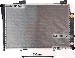 Van Wezel 30002147 - Radiateur, refroidissement du moteur cwaw.fr